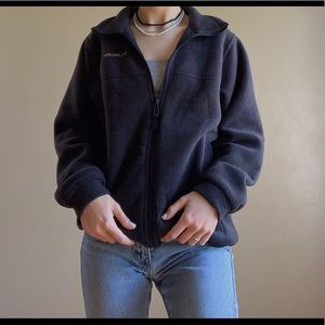 black columbia zip up jacket